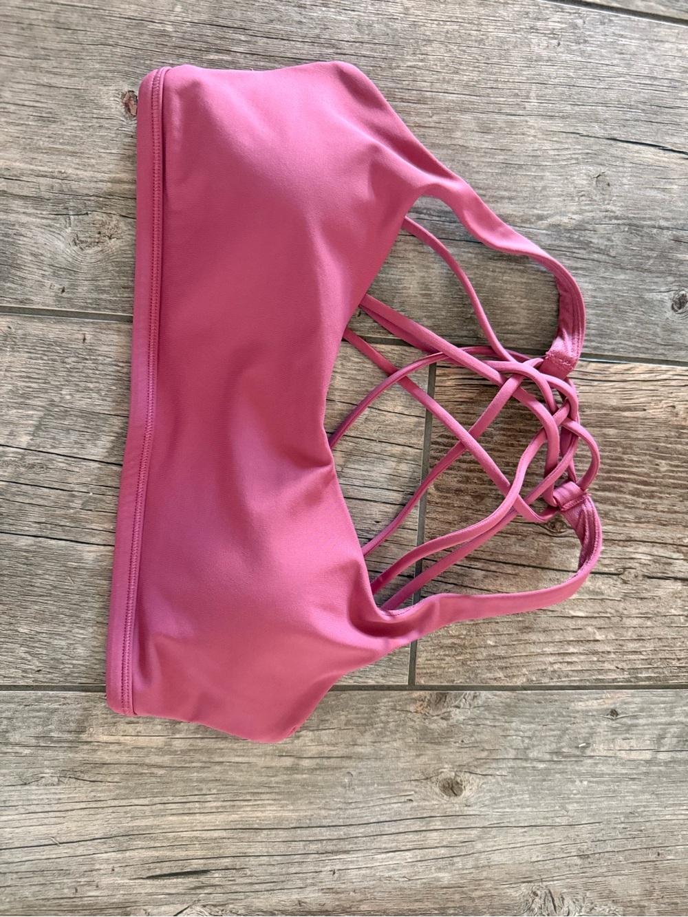 Lululemon sports bra pink size 10